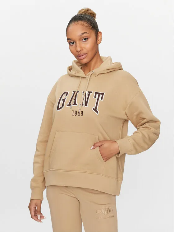 Gant Μπλούζα · Χακί · Relaxed Fit