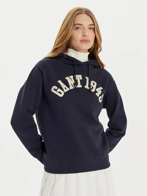 Gant Μπλούζα · Σκούρο μπλε · Relaxed Fit