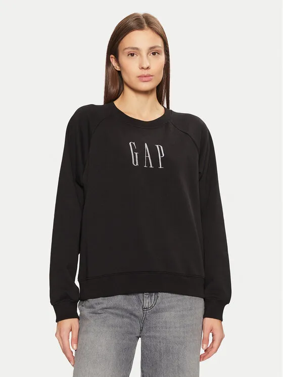 Gap Μπλούζα · Μαύρο · Relaxed Fit