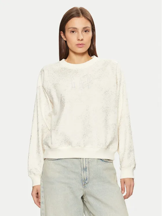 Gap Μπλούζα · Εκρού · Relaxed Fit