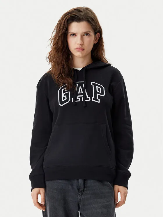Gap Μπλούζα · Μαύρο · Relaxed Fit