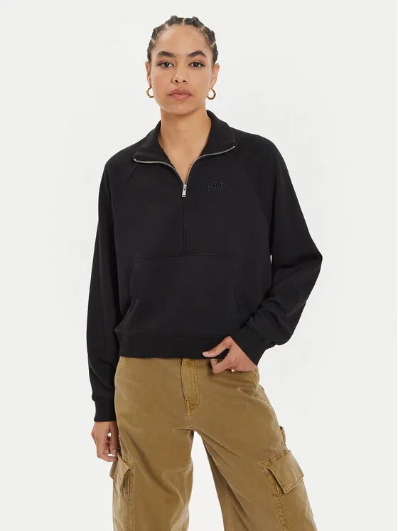 Gap Μπλούζα · Μαύρο · Relaxed Fit