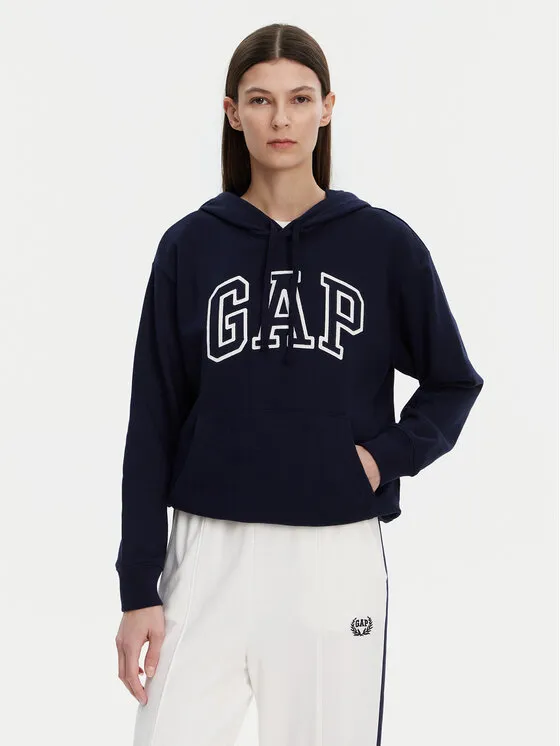 Gap Μπλούζα · Σκούρο μπλε · Relaxed Fit