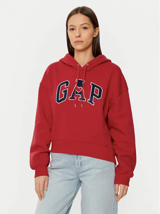 Gap Μπλούζα · Κόκκινο · Relaxed Fit