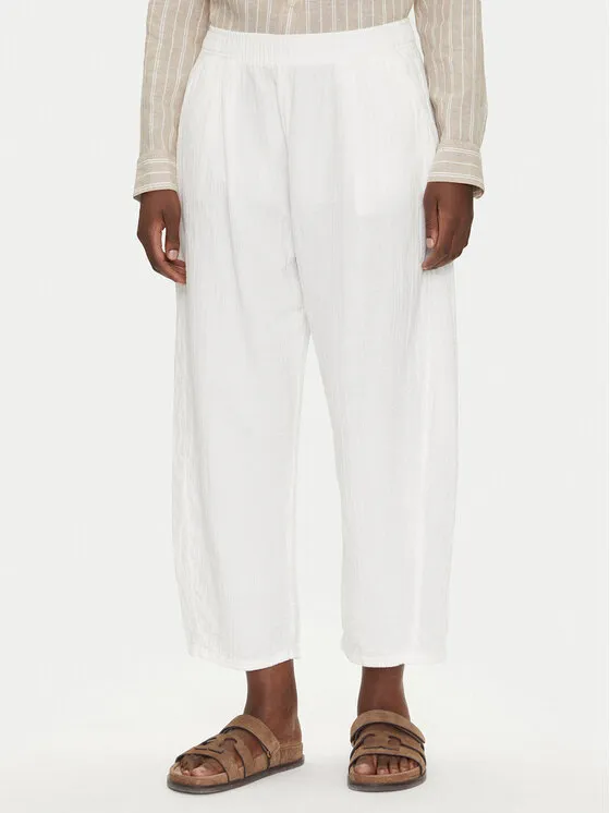 Gap Παντελόνι υφασμάτινο · Λευκό · Regular Fit