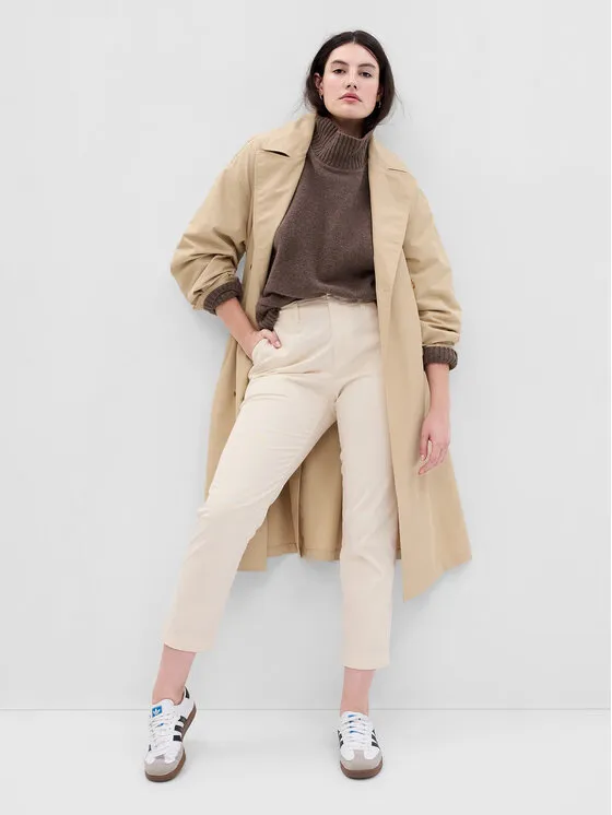 Gap Παντελόνι υφασμάτινο · Εκρού · Regular Fit