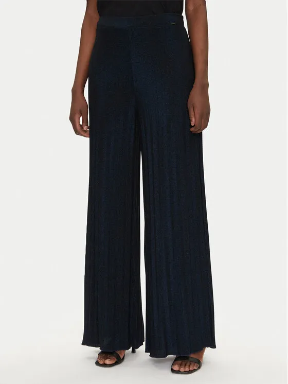 Gaudi Παντελόνι Palazzo · Σκούρο μπλε · Regular Fit