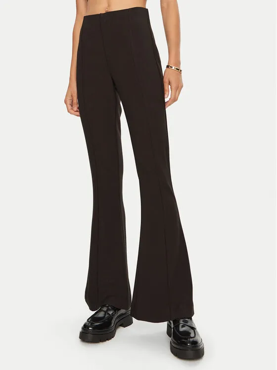 Gina Tricot Παντελόνι υφασμάτινο · Μαύρο · Regular Fit