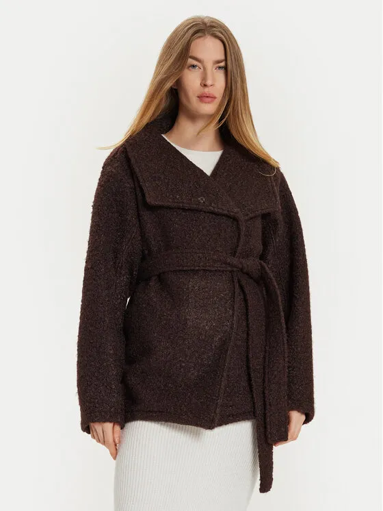 Gina Tricot Παλτό χειμωνιάτικο · Καφέ