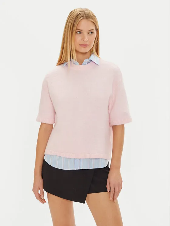 Gina Tricot Πουλόβερ · Ροζ · Regular Fit