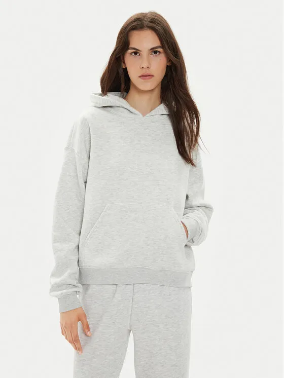 Gina Tricot Μπλούζα · Γκρι · Oversize