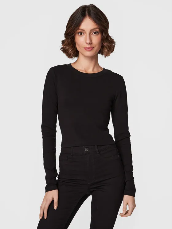 Gina Tricot Μπλουζάκι · Μαύρο