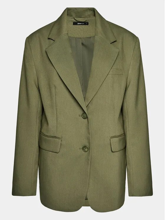 Gina Tricot Σακάκι · Χακί · Oversize