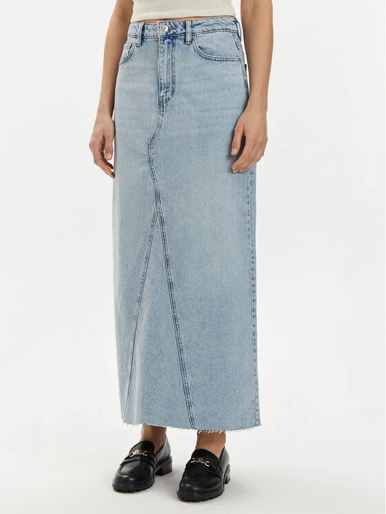 Gina Tricot Φούστα τζιν · Μπλε · Maxi