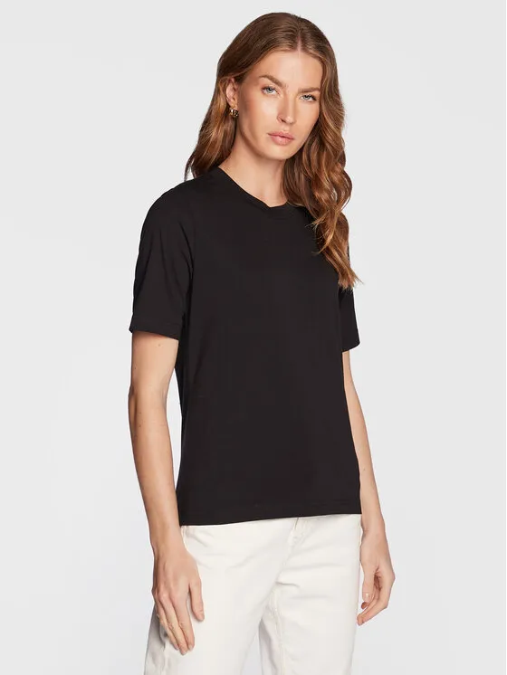 Gina Tricot T-Shirt · Μαύρο