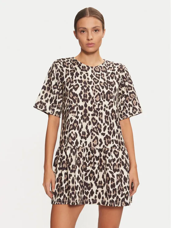 Gina Tricot Φόρεμα καθημερινό · Καφέ · Mini
