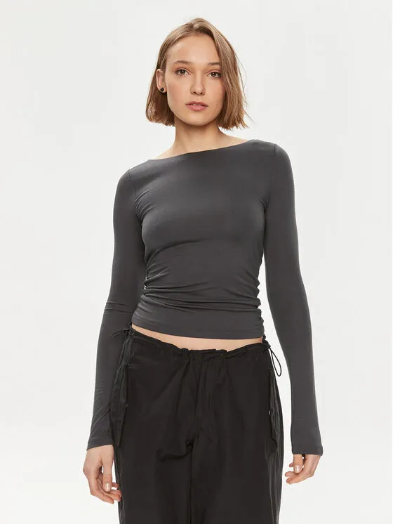 Gina Tricot Μπλουζάκι · Γκρι