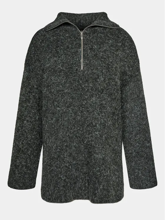 Gina Tricot Πουλόβερ · Γκρι · Regular Fit