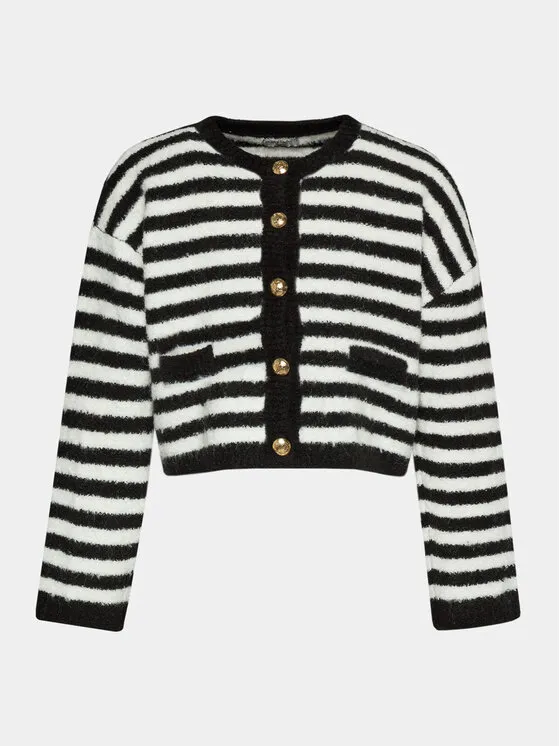 Gina Tricot Ζακέτα · Μαύρο · Relaxed Fit