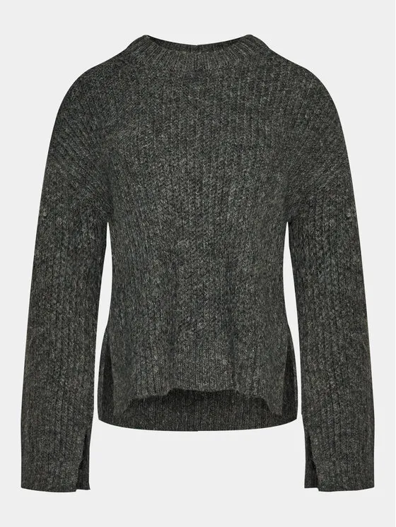 Gina Tricot Πουλόβερ · Γκρι · Regular Fit