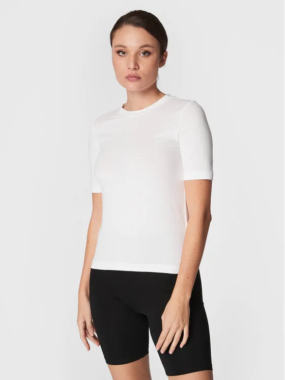 Gina Tricot T-Shirt · Λευκό