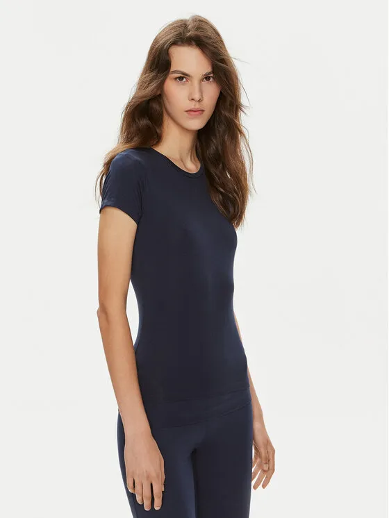 Gina Tricot T-Shirt · Σκούρο μπλε