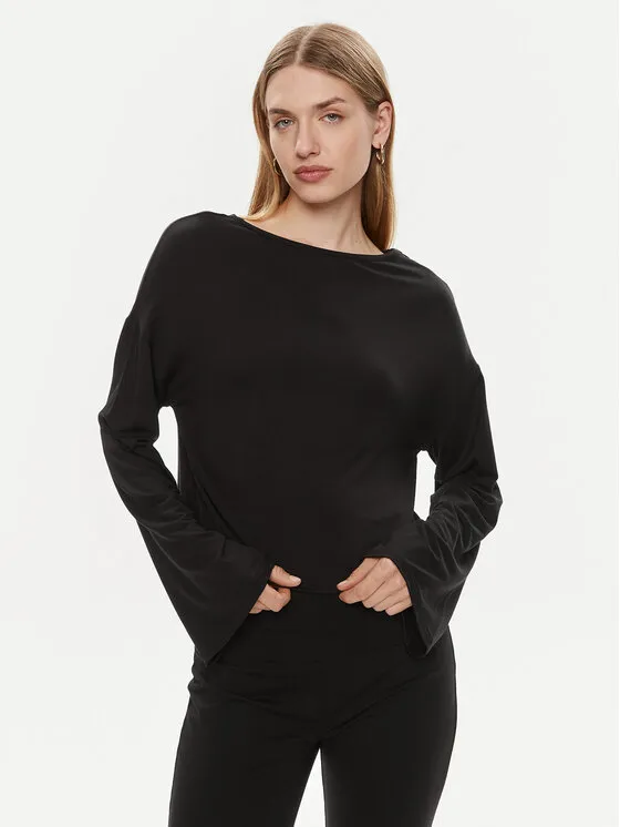 Gina Tricot Μπλουζάκι · Μαύρο