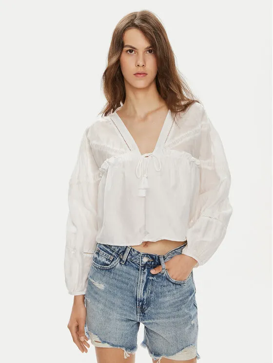 Gina Tricot Μπλουζάκι · Λευκό