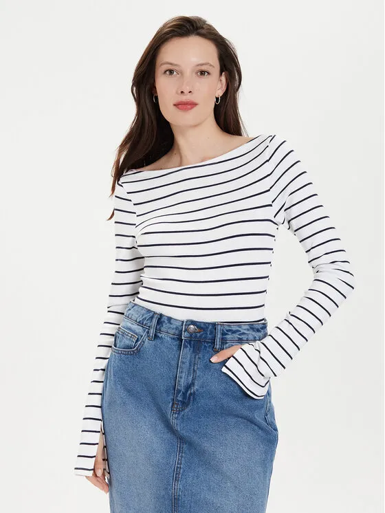 Gina Tricot Μπλουζάκι · Λευκό