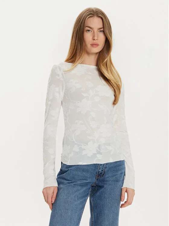 Gina Tricot Μπλουζάκι · Λευκό