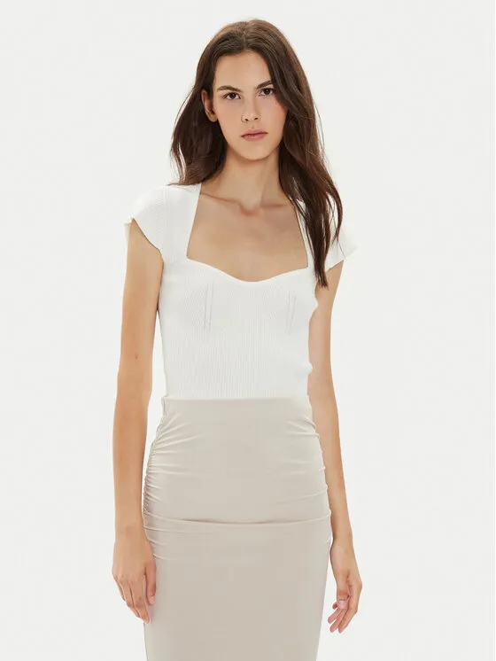 Gina Tricot Μπλουζάκι · Λευκό
