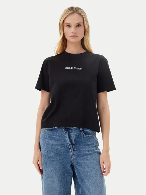 Guess Jeans T-Shirt · Μαύρο