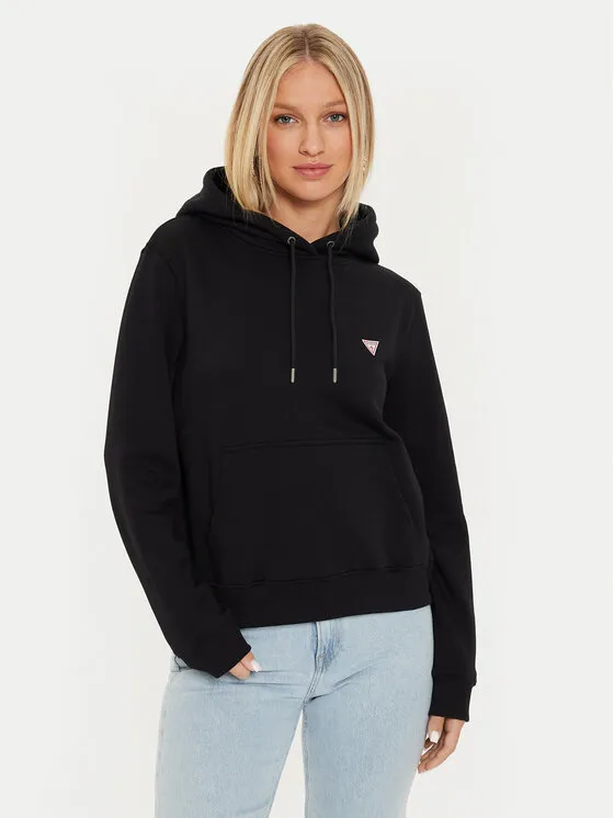Guess Jeans Μπλούζα · Μαύρο · Regular Fit