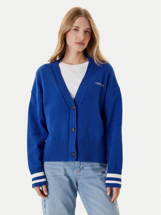 Guess Jeans Ζακέτα · Μπλε · Regular Fit