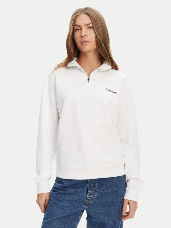 Guess Jeans Μπλούζα · Λευκό · Regular Fit