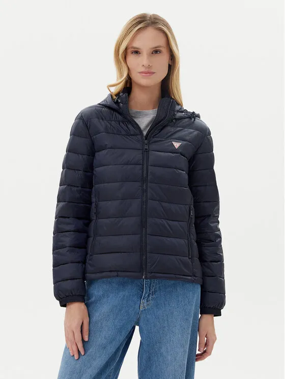 Guess Jeans Μπουφάν μεταβατικό · Σκούρο μπλε