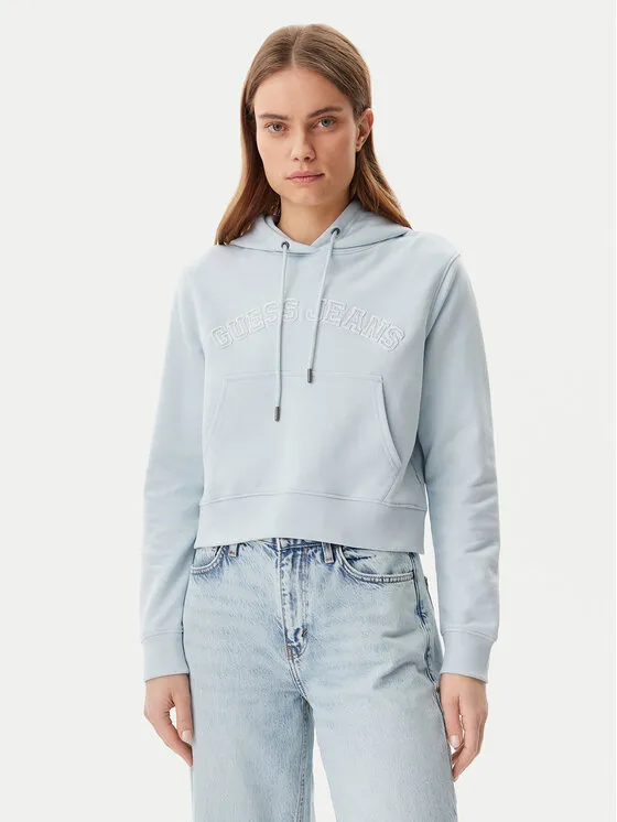 Guess Jeans Μπλούζα · Γαλάζιο · Regular Fit