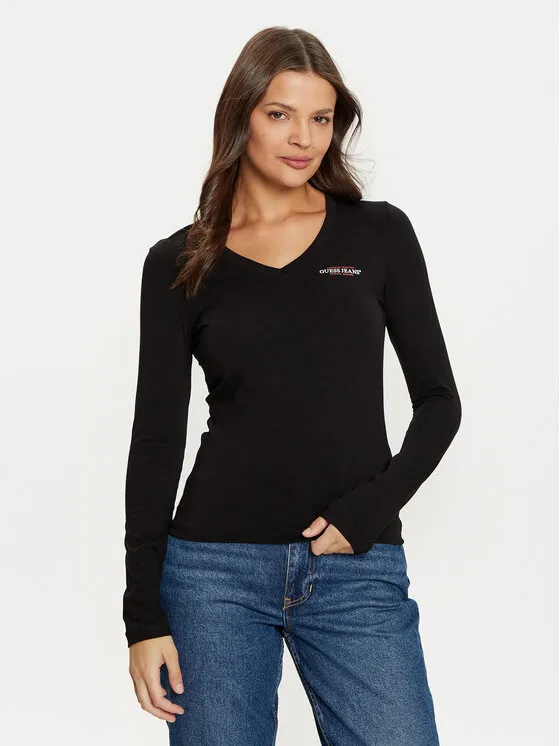 Guess Jeans Μπλουζάκι · Μαύρο