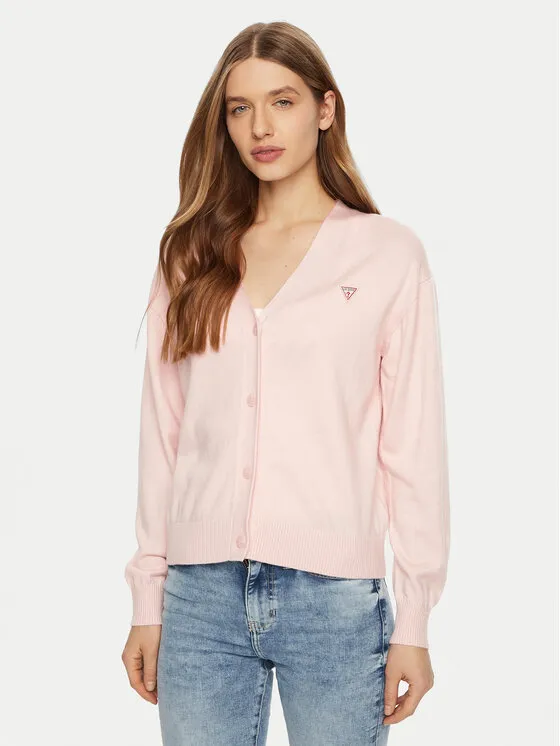 Guess Jeans Πουλόβερ · Ροζ · Regular Fit