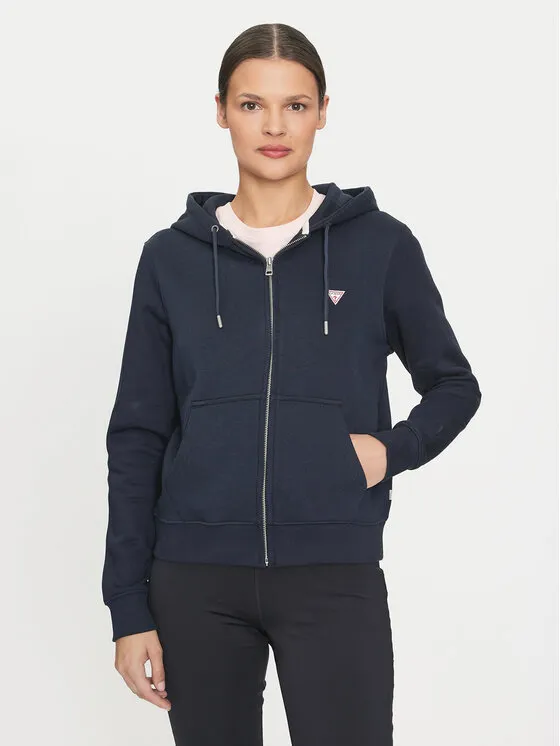 Guess Jeans Μπλούζα · Σκούρο μπλε · Regular Fit