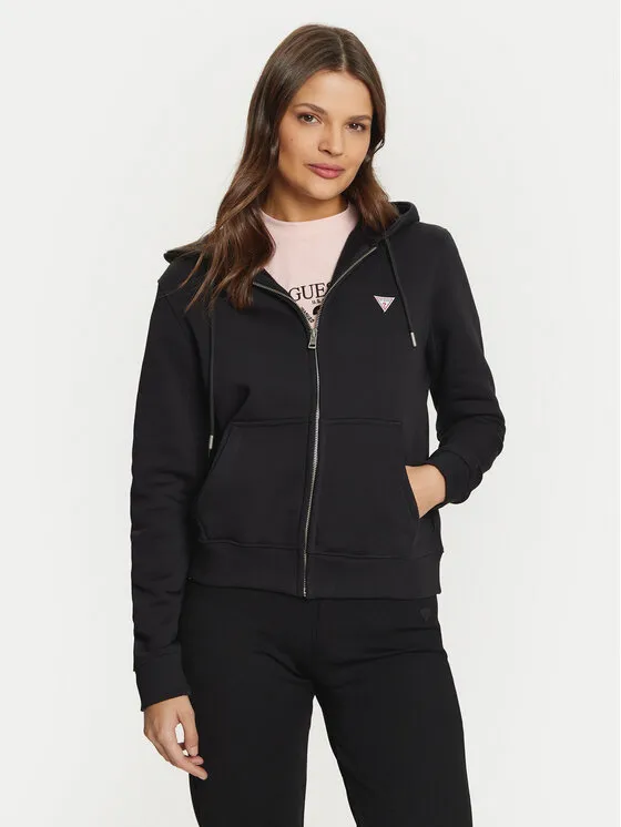 Guess Jeans Μπλούζα · Μαύρο · Regular Fit