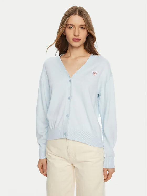 Guess Jeans Πουλόβερ · Γαλάζιο · Regular Fit