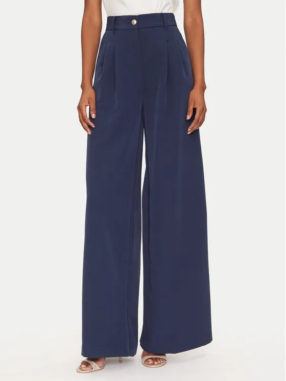 Παντελόνι Palazzo · Σκούρο μπλε · Regular Fit