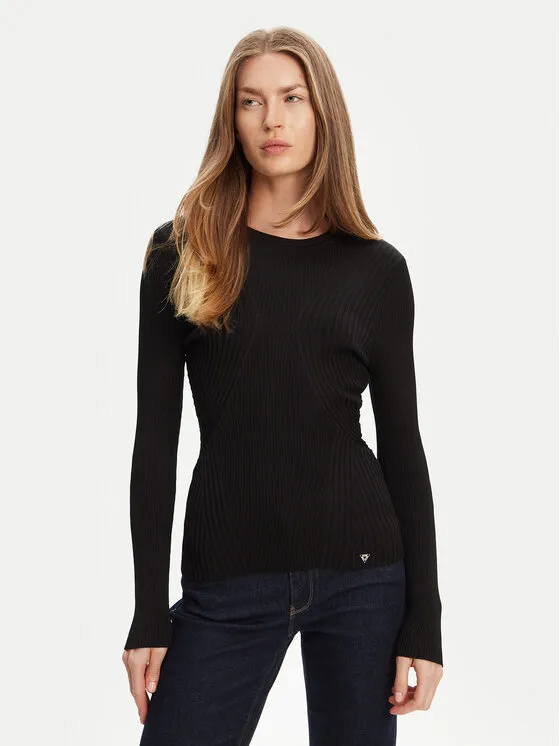 Πουλόβερ · Μαύρο · Slim Fit