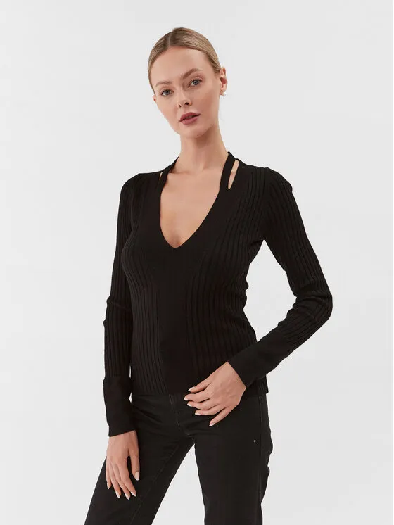 Πουλόβερ · Μαύρο · Regular Fit