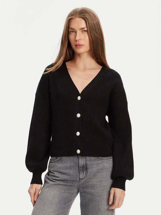 Ζακέτα · Μαύρο · Relaxed Fit