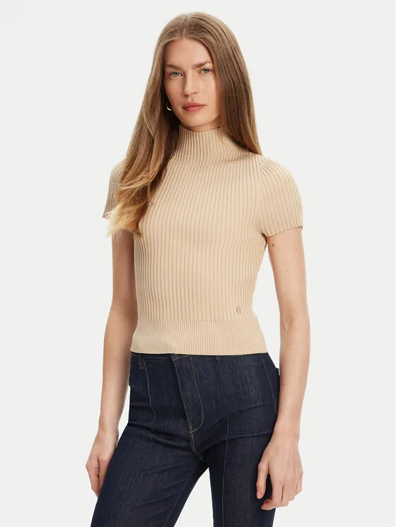 Πουλόβερ · Μπεζ · Regular Fit