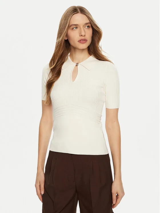 Πουλόβερ · Εκρού · Regular Fit