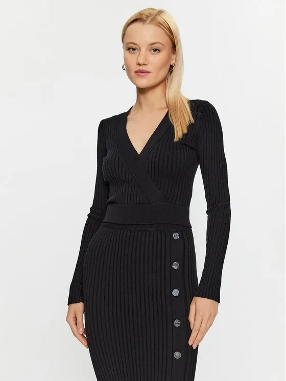 Πουλόβερ · Μαύρο · Slim Fit