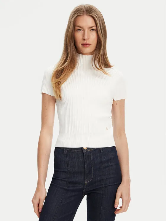 Πουλόβερ · Λευκό · Regular Fit